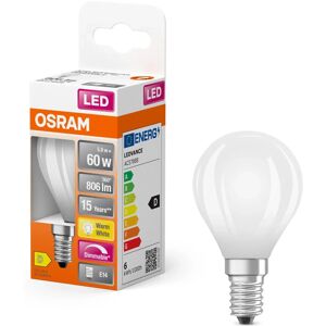 Osram General Lighting Lampadina LED E14 forma sfera Osram 806lm bianco caldo Osram General Lighting Lampadina LED E14 forma sfera Osram 806lm bianco caldo