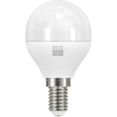 GRUPPO BISONTE Idroweb - Ecolight Led Miniglobo E14 Fredda 6W - Lampadina LED GRUPPO BISONTE Idroweb - Ecolight Led Miniglobo E14 Fredda 6W - Lampadina LED