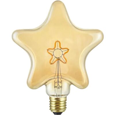 - Lampadina LED E27 decorativa Stella 200 lm luce ambrata - Lampadina LED E27 decorativa Stella 200 lm luce ambrata