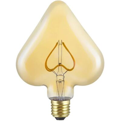 - Lampadina LED E27 decorativa Cuore 200 lm luce ambrata - Lampadina LED E27 decorativa Cuore 200 lm luce ambrata
