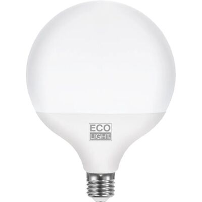 Eco-Light Lampadina LED E27 a globo classica 2500 lm bianco freddo Eco-Light Lampadina LED E27 a globo classica 2500 lm bianco freddo
