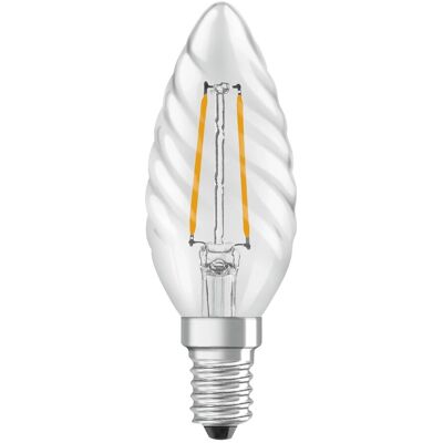 Osram General Lighting Lampadina LED E14 filamento tortiglione Osram 250 lm bianco caldo Osram General Lighting Lampadina LED E14 filamento tortiglione Osram 250 lm bianco caldo
