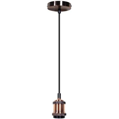 N.D. Lampada a Sospensione in Bronzo - Regolabile 1,5m E27 N.D. Lampada a Sospensione in Bronzo - Regolabile 1,5m E27