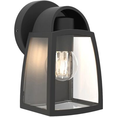 Lutec Applique da esterno E27 Kelsey nero 40 W 12x20x12 cm Lutec Applique da esterno E27 Kelsey nero 40 W 12x20x12 cm