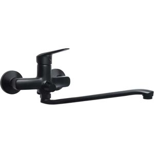 Deante Miscelatore lavabo nero opaco - Montato a parete - Bocca estesa Deante Miscelatore lavabo nero opaco - Montato a parete - Bocca estesa