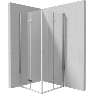 - Cabina doccia quadrata Coliseo Idrostile vetro trasparente 900x2000 mm cromo - Cabina doccia quadrata Coliseo Idrostile vetro trasparente 900x2000 mm cromo