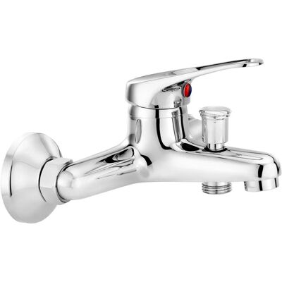 Miscelatore vasca a parete Deante - Argento - Portata 136mm Miscelatore vasca a parete Deante - Argento - Portata 136mm