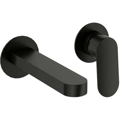 Neuesbad Serie 100 - Miscelatore lavabo nero opaco a 2 fori Neuesbad Serie 100 - Miscelatore lavabo nero opaco a 2 fori