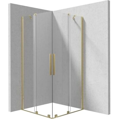 Deante Cabina doccia quadrata Cabaiguán Idrostile 900x1950 mm oro spazzolato Deante Cabina doccia quadrata Cabaiguán Idrostile 900x1950 mm oro spazzolato