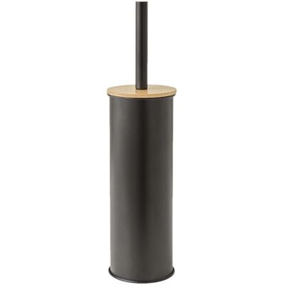 Spazzola per il bagno in acciaio inox e bambù Kenta - Accessorio bagno Spazzola per il bagno in acciaio inox e bambù Kenta - Accessorio bagno