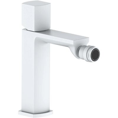 Aquasanit Miscelatore bidet Coral bianco opaco Ø 25 mm Aquasanit Miscelatore bidet Coral bianco opaco Ø 25 mm