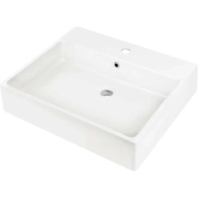 Deante Modello 500x600mm - Lavabo in ceramica da muro o banco Deante Modello 500x600mm - Lavabo in ceramica da muro o banco
