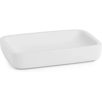 - Portasapone bagno Ylenia in resina bianco matt - Portasapone bagno Ylenia in resina bianco matt
