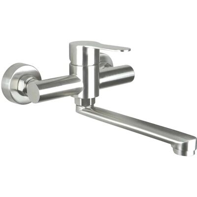 Miscelatore lavabo a parete Deante - Acciaio inossidabile, rotabile 360°, 19,8 l/min Miscelatore lavabo a parete Deante - Acciaio inossidabile, rotabile 360°, 19,8 l/min