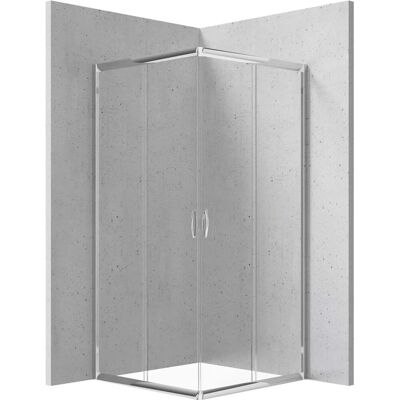 - Cabina doccia quadrata Caimito Idrostile Coliseo 800x1850 mm cromo - Cabina doccia quadrata Caimito Idrostile Coliseo 800x1850 mm cromo