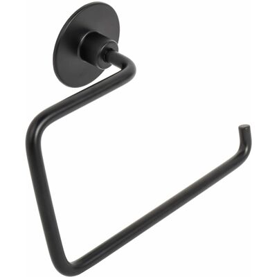 METAFORM Anello portasalviette in acciaio nero - Accessorio bagno moderno METAFORM Anello portasalviette in acciaio nero - Accessorio bagno moderno