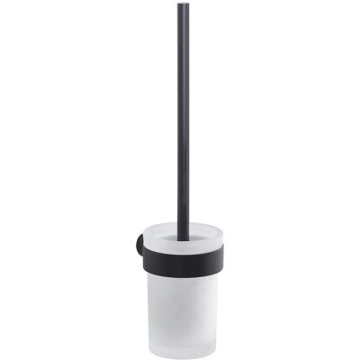 Gedy Pirenei Portaspazzole a Parete - Nero Opaco - Portaspazzole Gedy Pirenei Portaspazzole a Parete - Nero Opaco - Portaspazzole