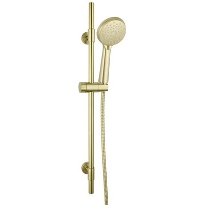 Wenko Set saliscendi doccia 66 cm Young inox oro opaco Wenko Set saliscendi doccia 66 cm Young inox oro opaco