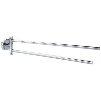 Tesa Porta asciugamani doppio Smooz SO203 cromo 45,5 cm Tesa Porta asciugamani doppio Smooz SO203 cromo 45,5 cm