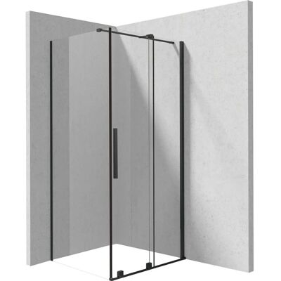- Cabina doccia rettangolare Cabaiguán Idrostile 1000x1950 mm nero - Cabina doccia rettangolare Cabaiguán Idrostile 1000x1950 mm nero