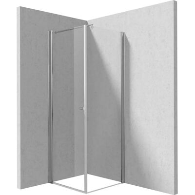 - Cabina doccia quadrata Coliseo Idrostile vetro 8 mm 900x2000 mm cromo - Cabina doccia quadrata Coliseo Idrostile vetro 8 mm 900x2000 mm cromo