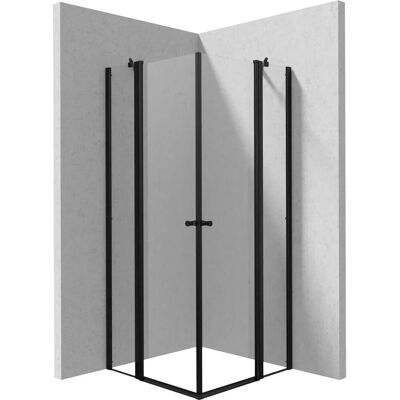 - Cabina doccia quadrata Coliseo Idrostile Coliseo 800x2000 mm nero - Cabina doccia quadrata Coliseo Idrostile Coliseo 800x2000 mm nero