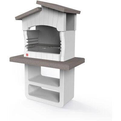 Barbecue in cemento Zara Sarom - Legna o carbone - 114x64x170 cm Barbecue in cemento Zara Sarom - Legna o carbone - 114x64x170 cm