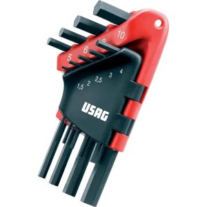 Usag Set chiavi maschio 9 pz Usag Set chiavi maschio 9 pz