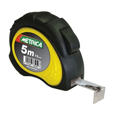 Metrica flessometro autobloccante gommato 19 mm x 5 m Metrica flessometro autobloccante gommato 19 mm x 5 m