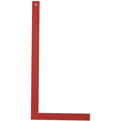 Squadra rossa Metrica - 80cm - Utensile per falegnameria Squadra rossa Metrica - 80cm - Utensile per falegnameria
