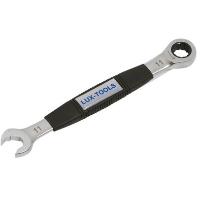 Lux-Tools - LUX chiave fissa Comfort - 11 mm - Ratcheting - Cacciavite a cricchetto Lux-Tools - LUX chiave fissa Comfort - 11 mm - Ratcheting - Cacciavite a cricchetto