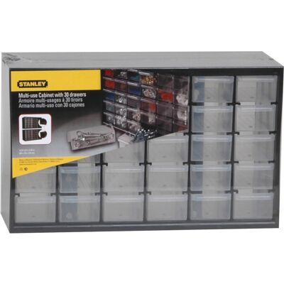 Stanley Cassettiera portaminuteria con 30 cassetti Stanley Cassettiera portaminuteria con 30 cassetti