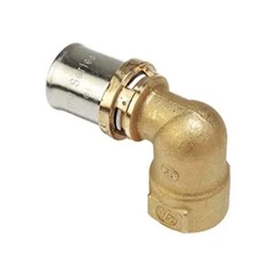 Giacomini Raccordo a pressare 90°C filettato femmina RM129 Giacomini Raccordo a pressare 90°C filettato femmina RM129
