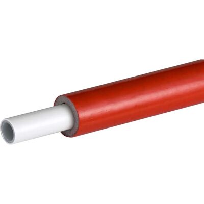 - Tubo rivestito Multipex preisolato pexb 16x2 50 m rosso - Tubo rivestito Multipex preisolato pexb 16x2 50 m rosso