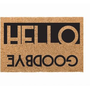 - Zerbino in cocco 40x60 cm stampa black and white - Zerbino in cocco 40x60 cm stampa black and white