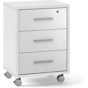 IPERBRIKO Cassettiere da Ufficio - 3 Cassetti Bianco - Arredo Ufficio IPERBRIKO Cassettiere da Ufficio - 3 Cassetti Bianco - Arredo Ufficio