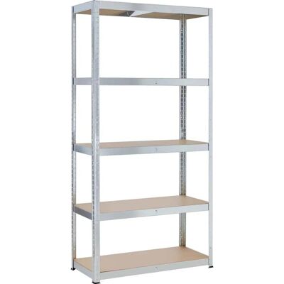 Obi Scaffale in metallo e MDF 5 ripiani 180x90x40 cm 175 kg/ripiano Obi Scaffale in metallo e MDF 5 ripiani 180x90x40 cm 175 kg/ripiano