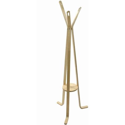 Appendiabiti in legno naturale Iperbriko - 3 braccia, 50x170cm Appendiabiti in legno naturale Iperbriko - 3 braccia, 50x170cm