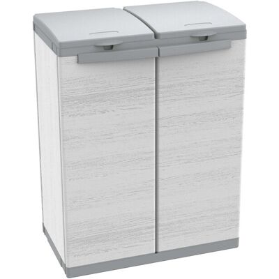 Terry Armadio 2 ante per differenziata Ecoline 2 Sequoia 110l 68x39x89 cm Terry Armadio 2 ante per differenziata Ecoline 2 Sequoia 110l 68x39x89 cm