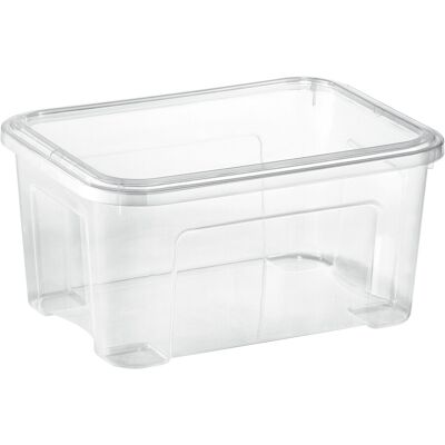 Tontarelli Contenitore Combi Box con coperchio 13 l trasparente Tontarelli Contenitore Combi Box con coperchio 13 l trasparente