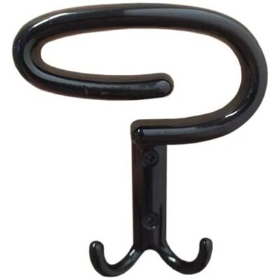 - Appendi abiti in zama nero verniciato L 9,6 x H 13,4 cm - Appendi abiti in zama nero verniciato L 9,6 x H 13,4 cm