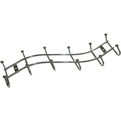 - Appendi abiti in metallo 12 posti L 45 x H 14 x P 5 cm - Appendi abiti in metallo 12 posti L 45 x H 14 x P 5 cm