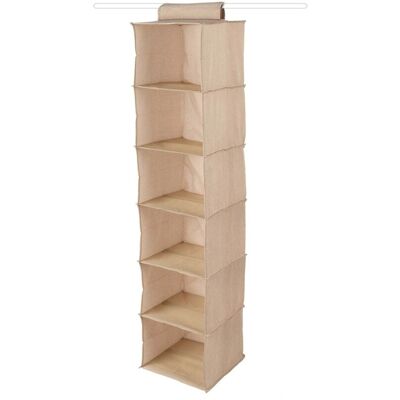 Compactor Organizer 6 livelli Sandy beige 29x29x127 cm Compactor Organizer 6 livelli Sandy beige 29x29x127 cm
