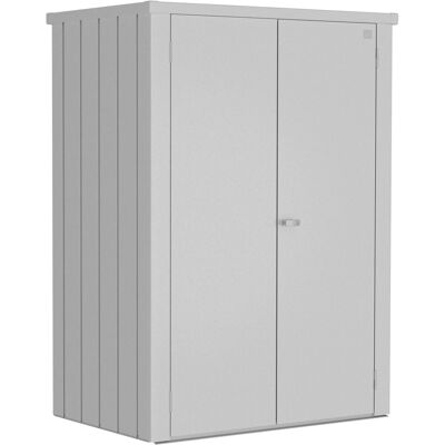Biohort Armadio da esterno Romeo 181x132x87 cm argento metallizzato Biohort Armadio da esterno Romeo 181x132x87 cm argento metallizzato