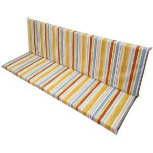 - Cuscino dondolo 4 posti riga arancio - Cuscino dondolo 4 posti riga arancio