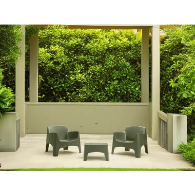 Bica Salotto da giardino Ibiza Terrace in polipropilene verde pino 2 posti Bica Salotto da giardino Ibiza Terrace in polipropilene verde pino 2 posti