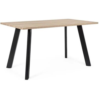 GIANT - Tavolo rettangolare - Piano MDF legno chiaro - Tavolo GIANT - Tavolo rettangolare - Piano MDF legno chiaro - Tavolo