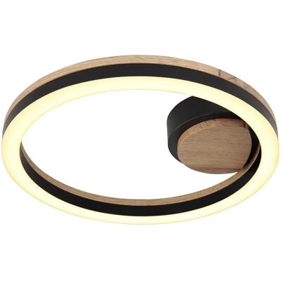 - Plafoniera LED Beatrix 1350 lm bianco caldo Ø 30 cm nero - Plafoniera LED Beatrix 1350 lm bianco caldo Ø 30 cm nero
