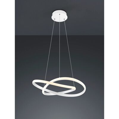 Trio Sospensione Course LED cerchio infinito bianca Ø 60 cm Trio Sospensione Course LED cerchio infinito bianca Ø 60 cm