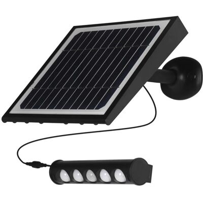 Proiettore Solare Century - 8W, 950 lumen, bianco freddo, modalità versatili Proiettore Solare Century - 8W, 950 lumen, bianco freddo, modalità versatili